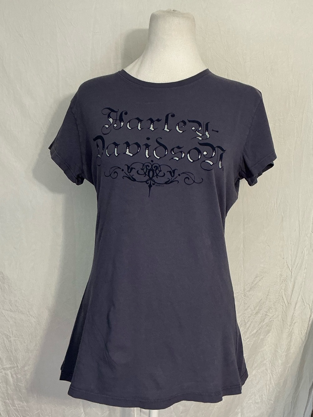 Harley-Davidson Women's Charcoal Black Logo Tee